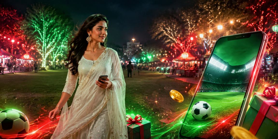 বগুড়ায় লাল-সবুজ পতাকার সামনে ফুটবল বেটিং পুরস্কার উদযাপন করছেন সদস্যরা
